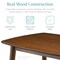 Best Choice Products 5-Piece Compact Wooden Mid-Century Modern Dining Set w/ 4 Chairs, Padded Seat & Back